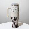 40oz Tumbler  Nightmare Before Christmas , Jack, Sally, Nightmare Before Tumbler 40oz, Quencher Tumbler 40oz - Image 3
