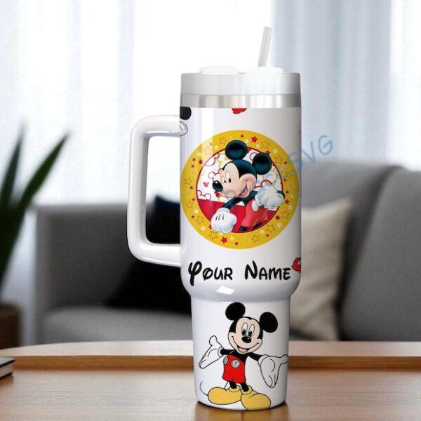 Alternative view of Personalized Disney Mickey 40oz Tumbler,Disney Cruise Trip Tumbler , Disney Family Vacation Tumbler