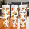 Custom Winnie the Pooh 40oz Tumbler Disney Stainless Honey Cup Cartoon Movie Tumbler with Handle - Image 2
