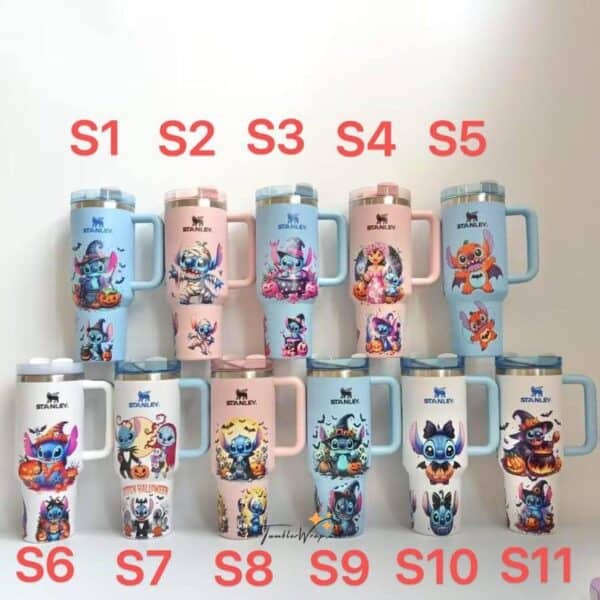 Cute Halloween character coffee mugs.