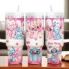 Personalized  Lilo And Stitch Tumbler 40oz, Stitch And Angel Tumbler, Lilo And Stitch Tumbler, Angel Tumbler, Disney Cartoon Tumbler - Image 2