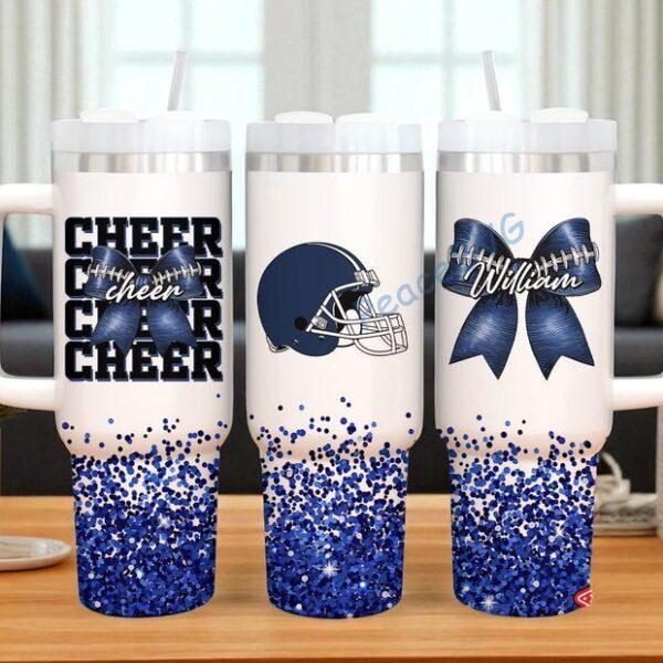 Alternative view of Personalized Cheerleader 40 Oz Tumbler, Cheerleading Team Gifts, Cheerleader Gifts, Gift for Cheerleader