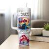 Personalized Ariel Tumbler 40Oz, Little Mermaid Stainless Tumbler, Princess Sea Coffee Tumbler, Disney Girls Trip Cup