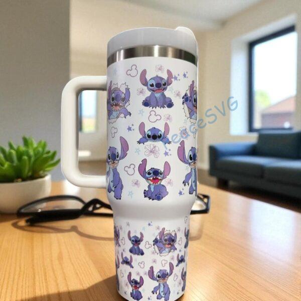 Alternative view of Stitch 40oz Tumbler Cup, Mug Travel Coffee Cup Student Gift