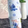 ALT: White tumbler with Stitch cartoon characters and "Thank you!!" text.