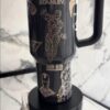Stylish Iron Man-themed travel mug with Marvel superheroes design.