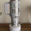 Stylish Star Wars-themed coffee mug featuring Darth Vader and Stormtrooper graphics.