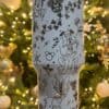 Festive Mickey Mouse Christmas design for holiday decorations.
