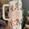 Colorful Mickey and friends cartoon design for coffee mug.