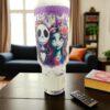 Nightmare Before Christmas Tumbler 40oz With Halloween Stainless Steel Hot Cold Gift - Image 2