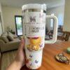 Winnie the Pooh 40oz Tumbler Cup, Stainless Steel Hot Cold Cup Gift - Image 2