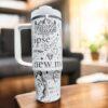 Twilight 40oz Tumbler, Vampire Wolf Romance 40oz Tumbler Christmas Gift - Image 2