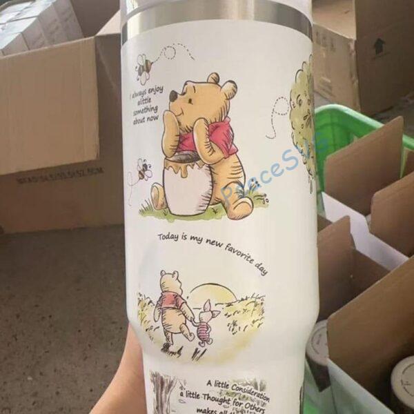 Alternative view of Winnie the Pooh Tumbler 40 oz , Quencher Vintage and Classic Pooh Bear  Tumbler 40oz