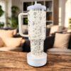 Engraved Beauty and the Beast 40oz Tumbler , Princess Hot And Cold 40oz Tumbler, Engraved Tumbler 40oz - Image 4