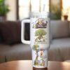 Custom Winnie the Pooh 40oz Tumbler Pooh and Friends Insulated Cup Disney Cartoon Tumbler Gift for Her Him - Image 4