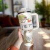 Custom Winnie the Pooh 40oz Tumbler Pooh and Friends Insulated Cup Disney Cartoon Tumbler Gift for Her Him - Image 2