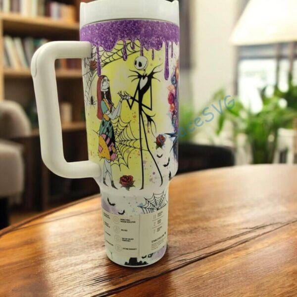 Alternative view of Nightmare Before Christmas Tumbler 40oz, Jack & Sally Nightmare Before Tumbler 40oz