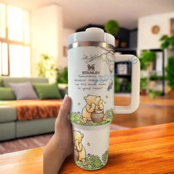 Winnie the Pooh 40oz Tumbler , Vintage and Classic Pooh Bear Tumbler 40 Disney Tiger, Eeyore, Piglet