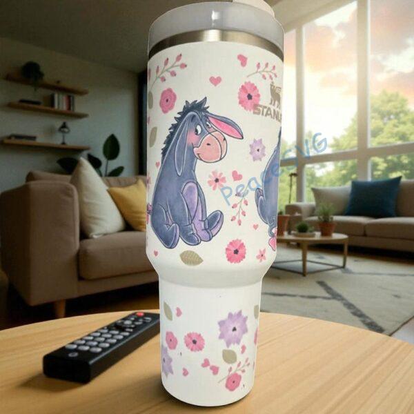 Alternative view of Eeyore Tumbler 40oz, Winnie The Pooh Drinkware, Disney Eeyore Cup