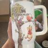 Winnie the Pooh Tumbler 40 oz , Quencher Vintage and Classic Pooh Bear  Tumbler 40oz