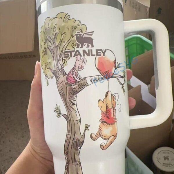 Winnie the Pooh Tumbler 40 oz , Quencher Vintage and Classic Pooh Bear Tumbler 40oz