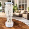 Engraved Beauty and the Beast 40oz Tumbler , Princess Hot And Cold 40oz Tumbler, Engraved Tumbler 40oz - Image 3