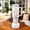 Engraved Beauty and the Beast 40oz Tumbler , Princess Hot And Cold 40oz Tumbler, Engraved Tumbler 40oz