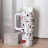 Valentine Puppy Dog 40oz Tumbler Gift for Her or Him - Image 4
