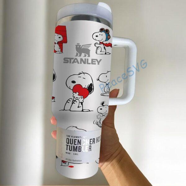 Alternative view of Valentine Puppy Dog 40oz Tumbler Gift for Her or Him