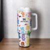 40oz Tumbler Cartoon Bears Stainless Steel Insulated Travel Mug - Image 4