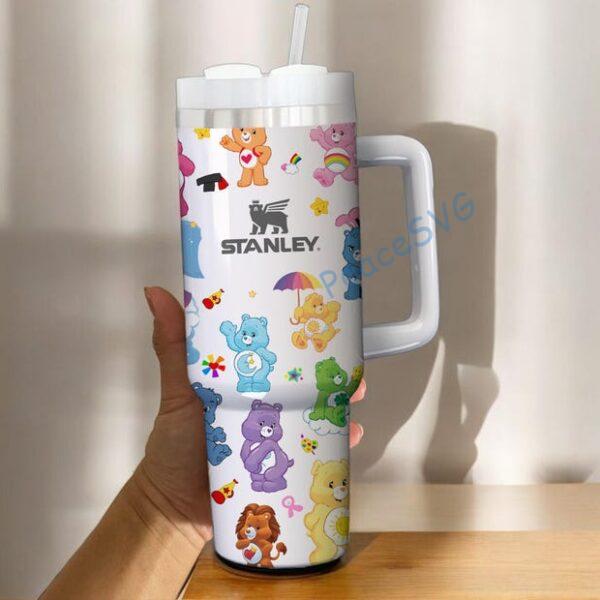 Cartoon Bears 40oz Tumbler Stainless Steel Insulated Travel Mug