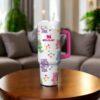 40oz Tumbler Cartoon Bears Stainless Steel Insulated Travel Mug