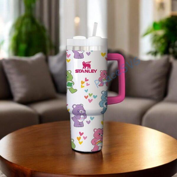 40oz Tumbler Cartoon Bears Stainless Steel Insulated Travel Mug