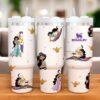 Cartoon Jasmine 40oz Tumbler Cup  Fairytale Princess Gift for Her - Image 6