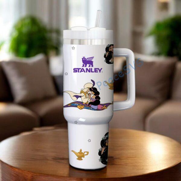 Alternative view of Cartoon Jasmine 40oz Tumbler Cup  Fairytale Princess Gift for Her