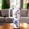 Cartoon Characters 40 oz Tumbler Cup Gift for Gamers and Anime Lovers - Image 2