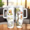 Custom Winnie the Pooh 40oz Tumbler Pooh and Friends Insulated Cup Disney Cartoon Tumbler Gift for Her Him - Image 5