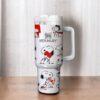 Valentine Puppy Dog 40oz Tumbler Gift for Her or Him - Image 3