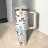 40oz Tumbler Cartoon Bears Stainless Steel Insulated Travel Mug - Image 3