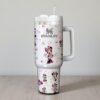 Cartoon Minnie 40oz Tumbler travel mug Character Gift for Her - Image 4