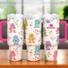 40oz Tumbler Cartoon Bears Stainless Steel Insulated Travel Mug - Image 7