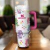 40oz Tumbler Cartoon Bears Stainless Steel Insulated Travel Mug - Image 6