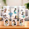 Cartoon Jasmine Princess 30oz/ 40ozTumbler Cup Fairytale Princess Gift for Her - Image 2