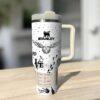 Wizard 40oz Tumbler Cup, Insulated Stainless Steel Drinkware for Hot/Cold Beverages