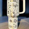 40oz Twilight Tumbler Cup, Vampire Wolf Romance Cup Stainless Steel Gift