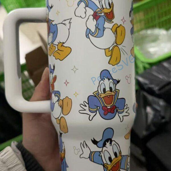 Alternative view of Donald Duck 40oz Tumbler Disney Cup With Handle, Funny Duck Gift