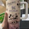 Custom Mickey and Minnie 40oz Tumbler Disneyworld Drinkware Water Tumbler