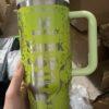 Shrek 40oz Tumbler , Shrek Fiona Cup Stainless Steel Drinkware for Hot/Cold Beverages