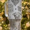 Inspirational peace and faith-themed design for mugs and gifts.