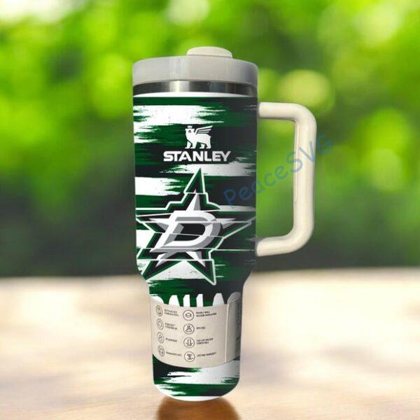 Alternative view of Dallas Stars 40oz Tumbler, Ice Hockey Fan Tumbler, Game Day Drinkware